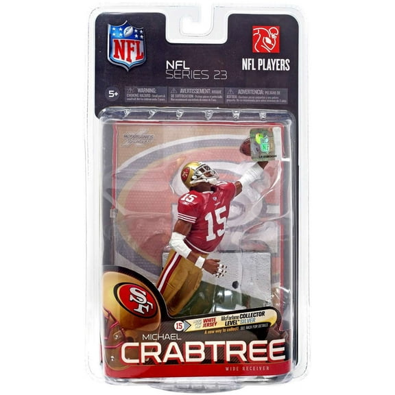 McFarlane NFL Sports Picks Series 23 Michael Crabtree Action Figure (Red Jersey)