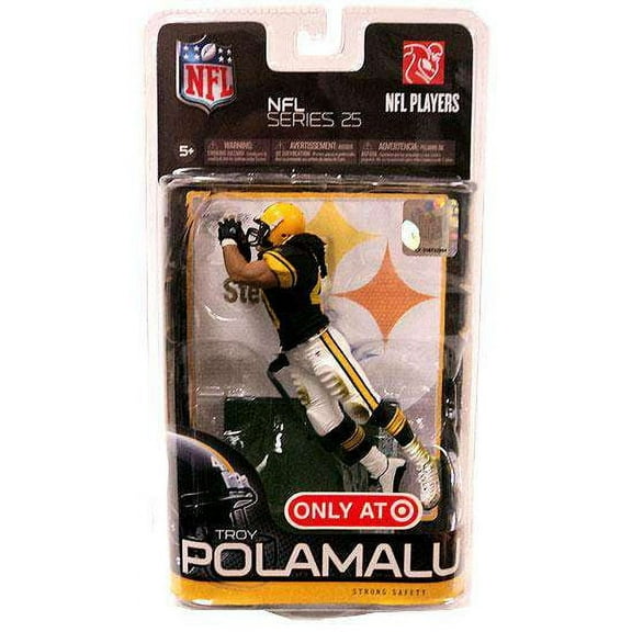 McFarlane NFL Sports Picks Series 25 Troy Polamalu Action Figure (Retro Uniform)