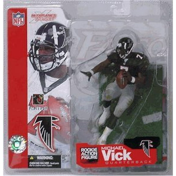 McFarlane NFL Sports Picks Series 4 Michael Vick Action Figure [Black Jersey Variant]