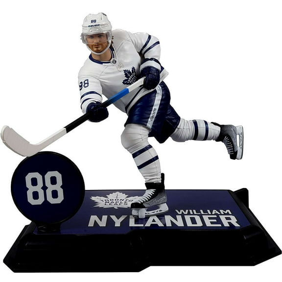 McFarlane NHL Sports Picks Hockey William Nylander Action Figure (White Jersey, Platinum Edition Chase Version)