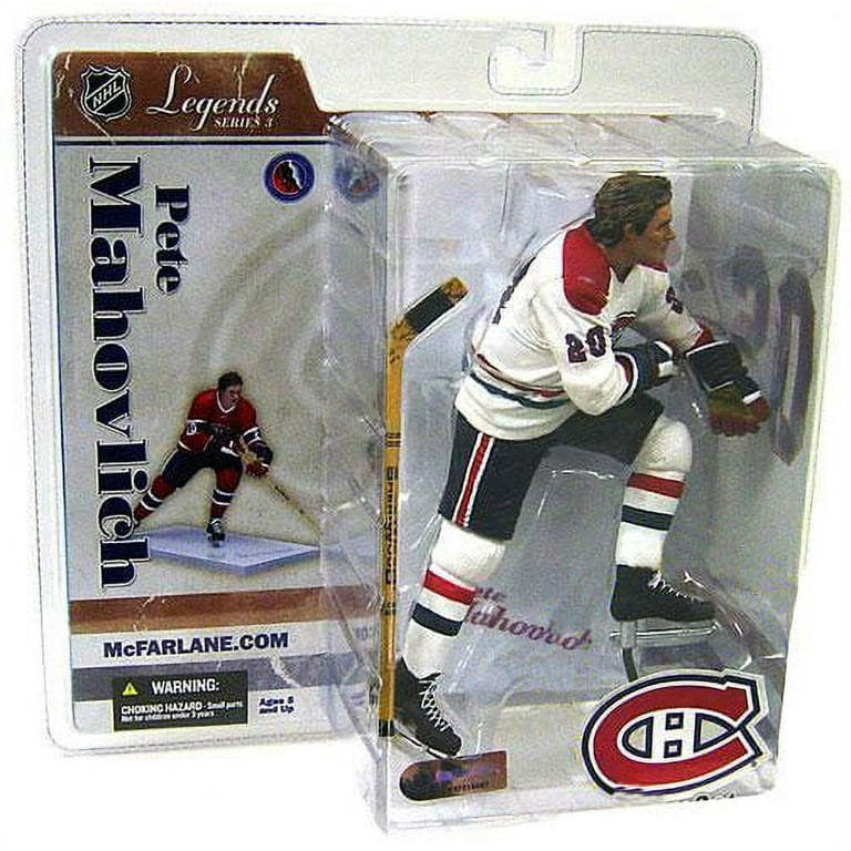 2005 McFarlane 2024 Series 3 Pete Mahovlich Red and White Uniform NHL Legends