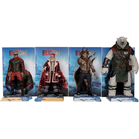 McFarlane Red One Gold Label Collection Callum Drift, Nick, Garcia & Krampus Action Figure 4-Pack Set