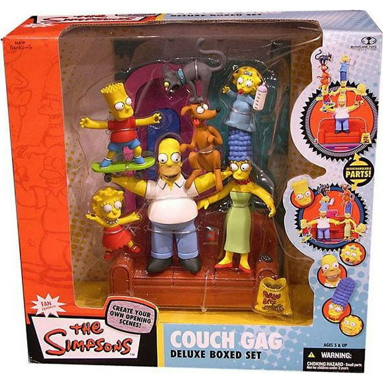 マクファーレントイズ シンプソンズ カウチギャグ フィギュア ボックスセット McFarlane The Simpsons Deluxe Boxed Sets Family Couch Gag