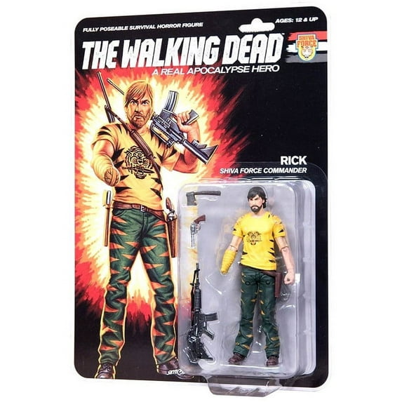 McFarlane The Walking Dead Shiva Force Commander Rick Action Figure