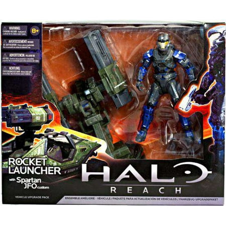 McFarlane Halo Vehicle Upgrade Packs Rocket Launcher with Spartan JFO Custom