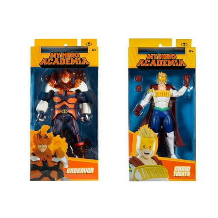 McFarlane Toys Action Figures - My Hero Academia S4 - SET OF 2 (MIRIO & ENDEAVOR)(7 inch)
