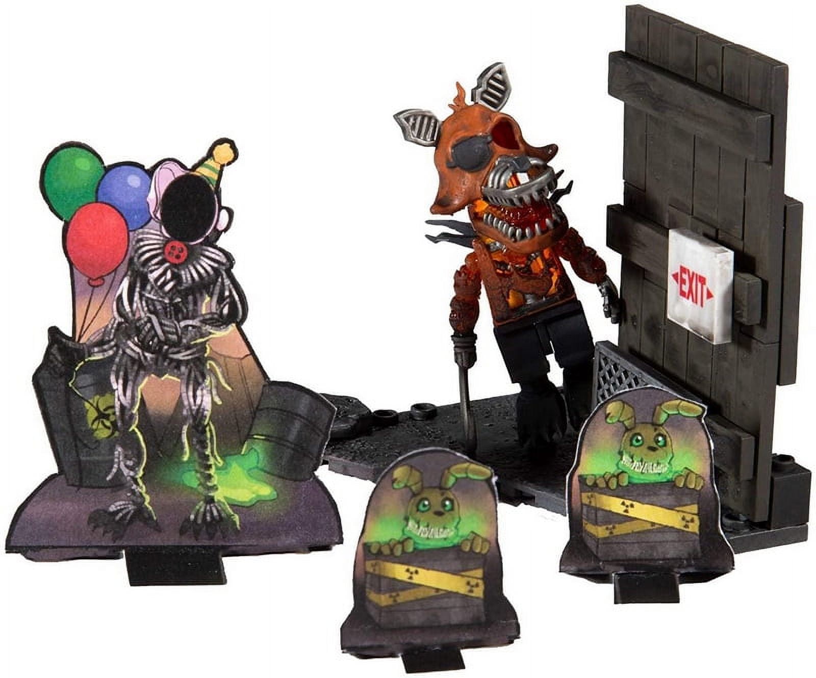 McFarlane Toys Building Micro Sets - Five Nights at Freddy's S6 - GRIMM FOXY w/ Corn Maze (38 Pcs)