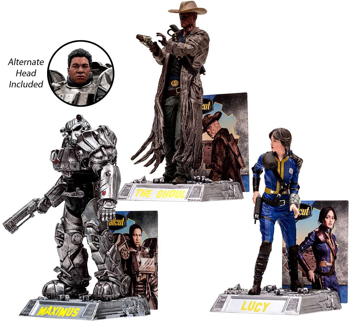 McFarlane Fallout Gold Label Collection Lucy, Maximus & The Ghoul