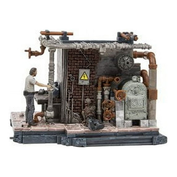 McFarlane Toys Construction Sets, The Walking Dead TV Prison Boiler Room, Play Set