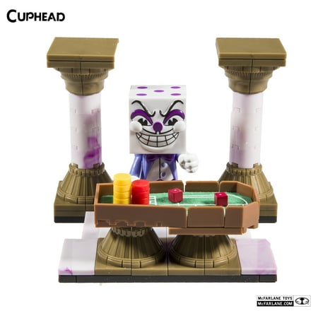 McFarlane Toys Cuphead Small Devious Dice Construction Action Figures, Plastic, 85 Pieces