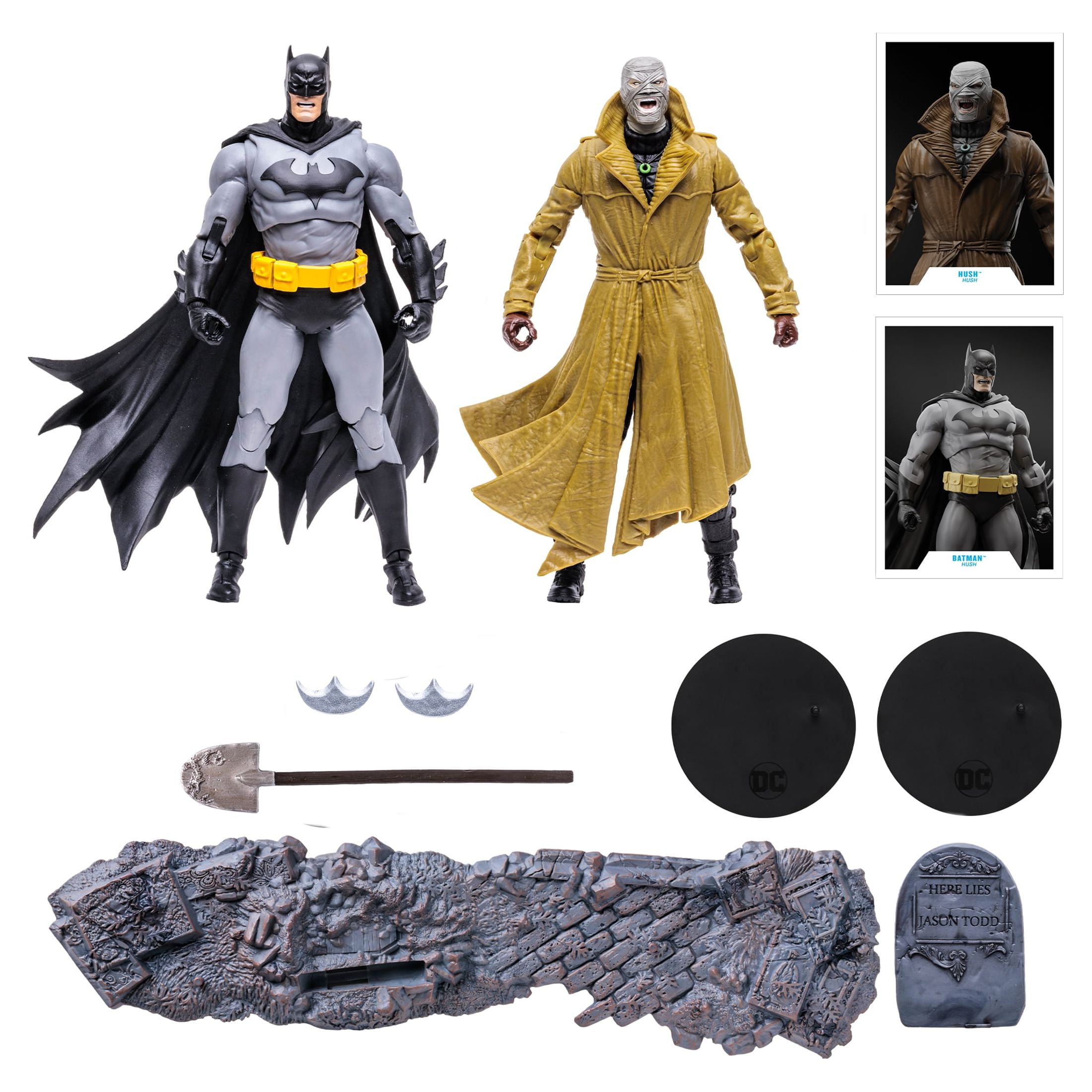 Pieces　DC　Collector　Multiverse　Action　Batman　11　vs　Hush　Figure　Set,　McFarlane　Toys