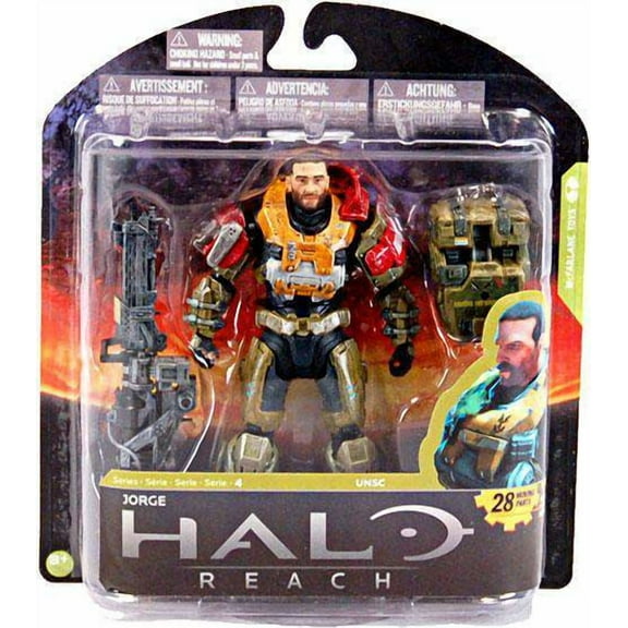 McFarlane Toys Halo Reach Halo Reach Series 4 Jorge Action Figure (Unmasked)