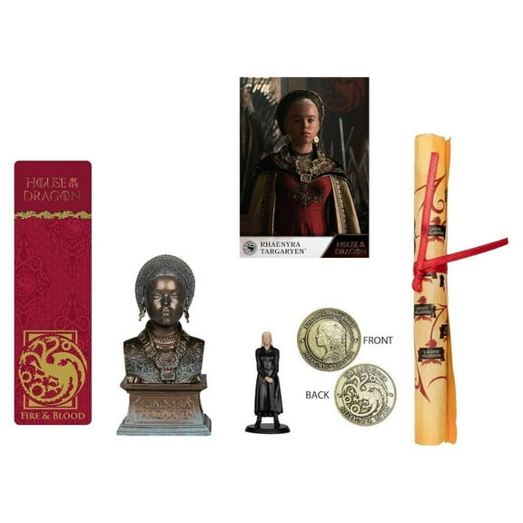 McFarlane Toys House of The Dragon Rhaenyra Targaryen Collector Box with 2-Inch Mini Figure, 4.5-Inch Character Bust, and Collector Card