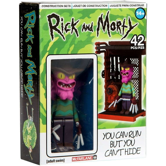 McFarlane Toys Micro You Can Run But You Can't Hide Interlocking Block Building Set, 43 Count