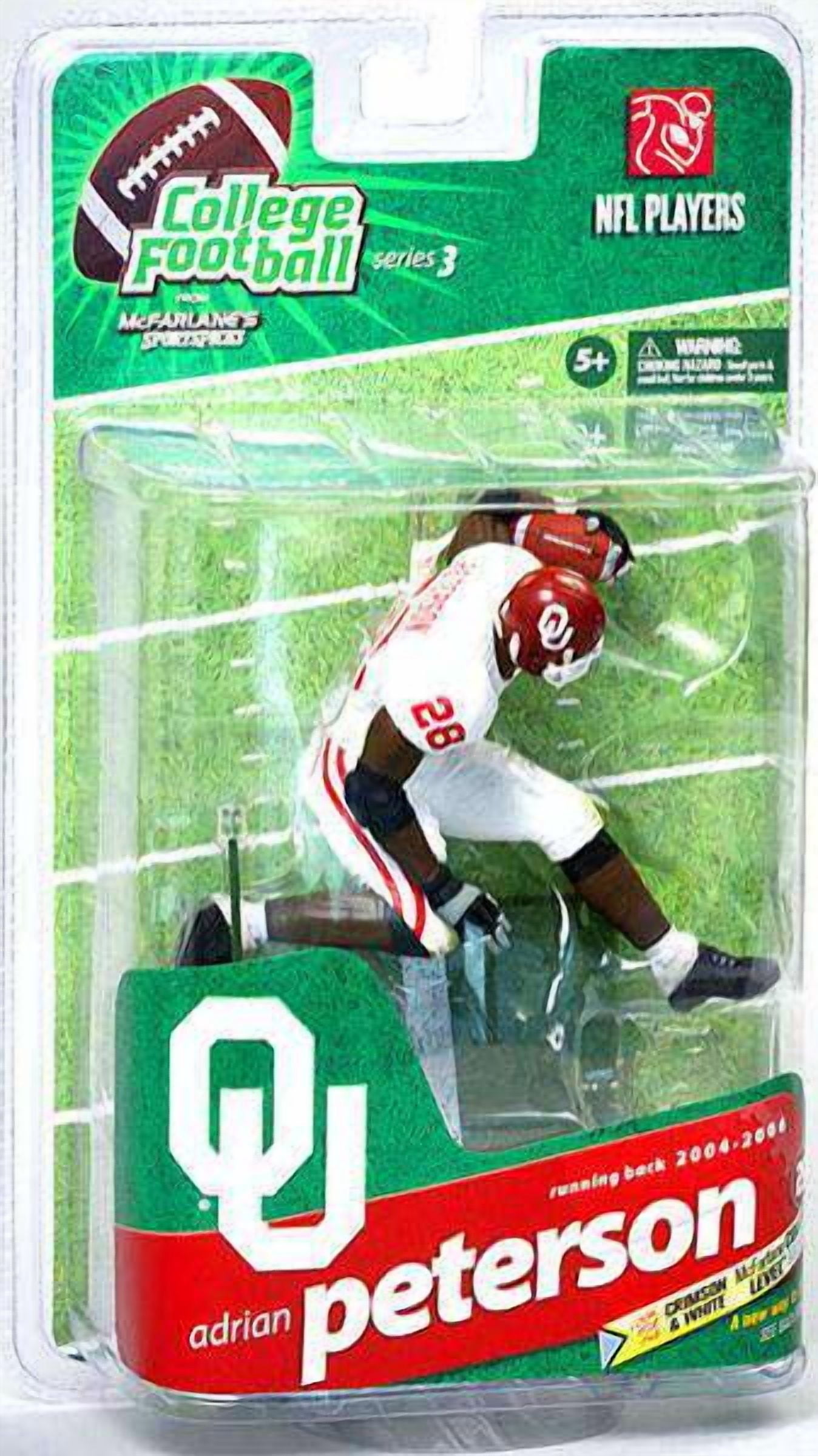 McFarlane NCAA Series 3 Adrian Peterson Action Figure [White