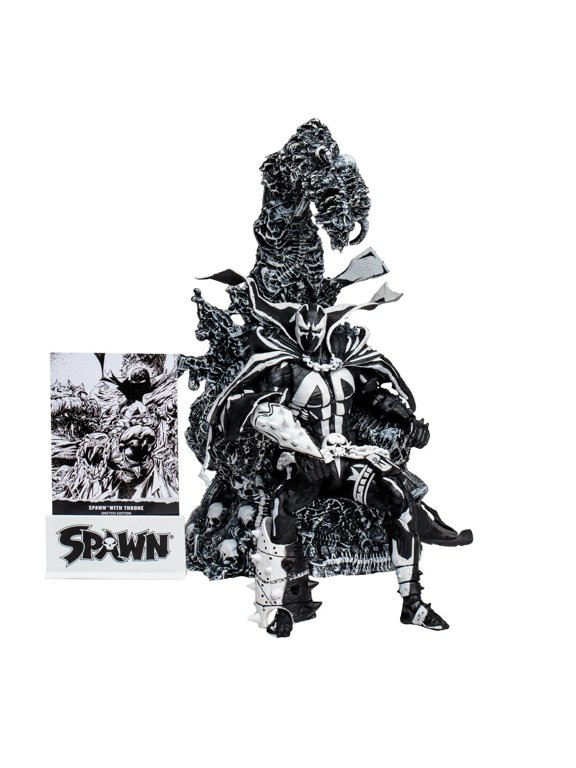 Spawn with Throne Sketch Edition SDCC 2023 Exclusive Action Figure Set