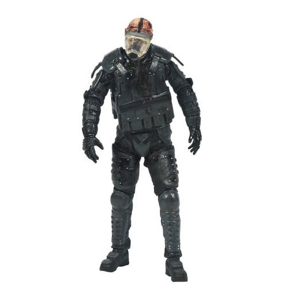 McFarlane Toys The Walking Dead TV Series 4 Riot Gear Gas Mask Zombie Action Figure (Universal)