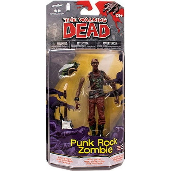 McFarlane Toys Walking Dead Comic Book Series 3 Punk Zombie Action Figure