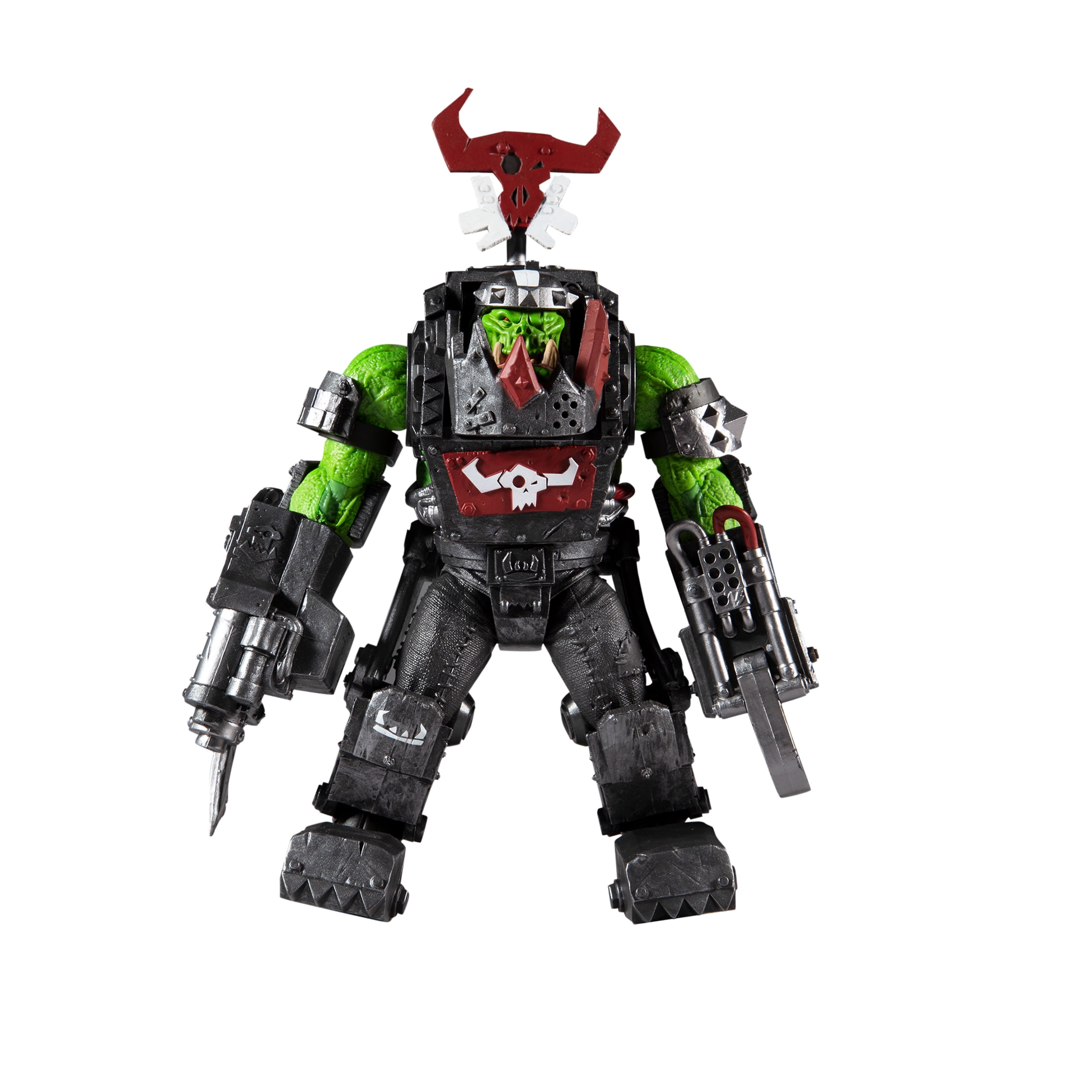 McFarlane Toys Warhammer 40k Ork Meganob with Shoota Megafig - 7" Scale Collectible Action Figure