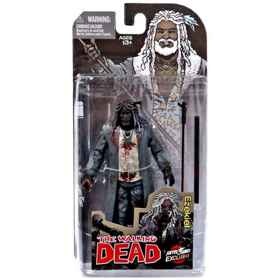 McFarlane Walking Dead Comic Book Ezekiel Action Figure (Bloody B&W)