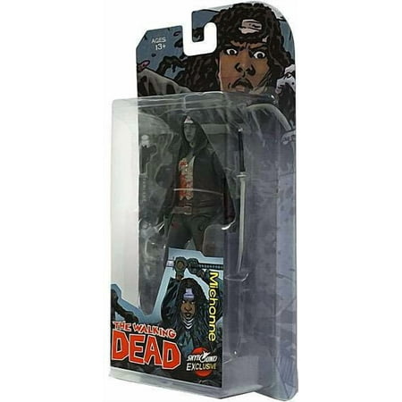 McFarlane Walking Dead Comic Book Michonne Action Figure (Bloody Black & White)