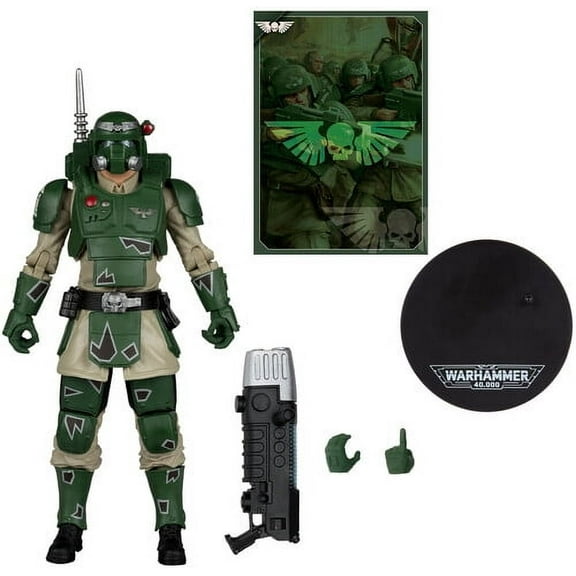 McFarlane - Warhammer 40K - Astra Militarum  - 7" Kasrkin Action Figure, McFarlane Toys, Gifts