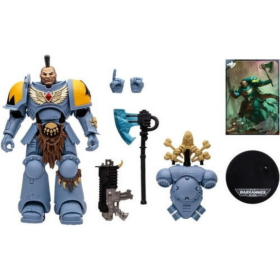 McFarlane - Warhammer 40K - Space Wolves - 7" Wolf Guard Action Figure, McFarlane Toys, Gifts