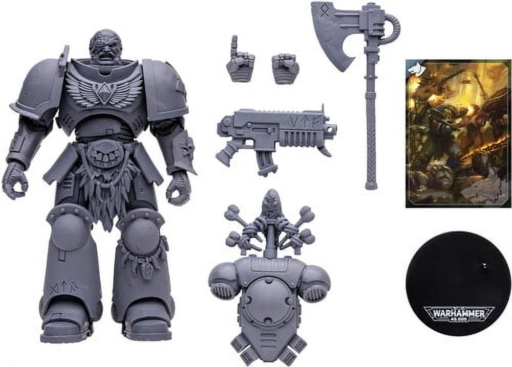 McFarlane - Warhammer 40K - Space Wolves - 7" Wolf Guard (Artist Proof) Action Figure, McFarlane Toys, Gifts
