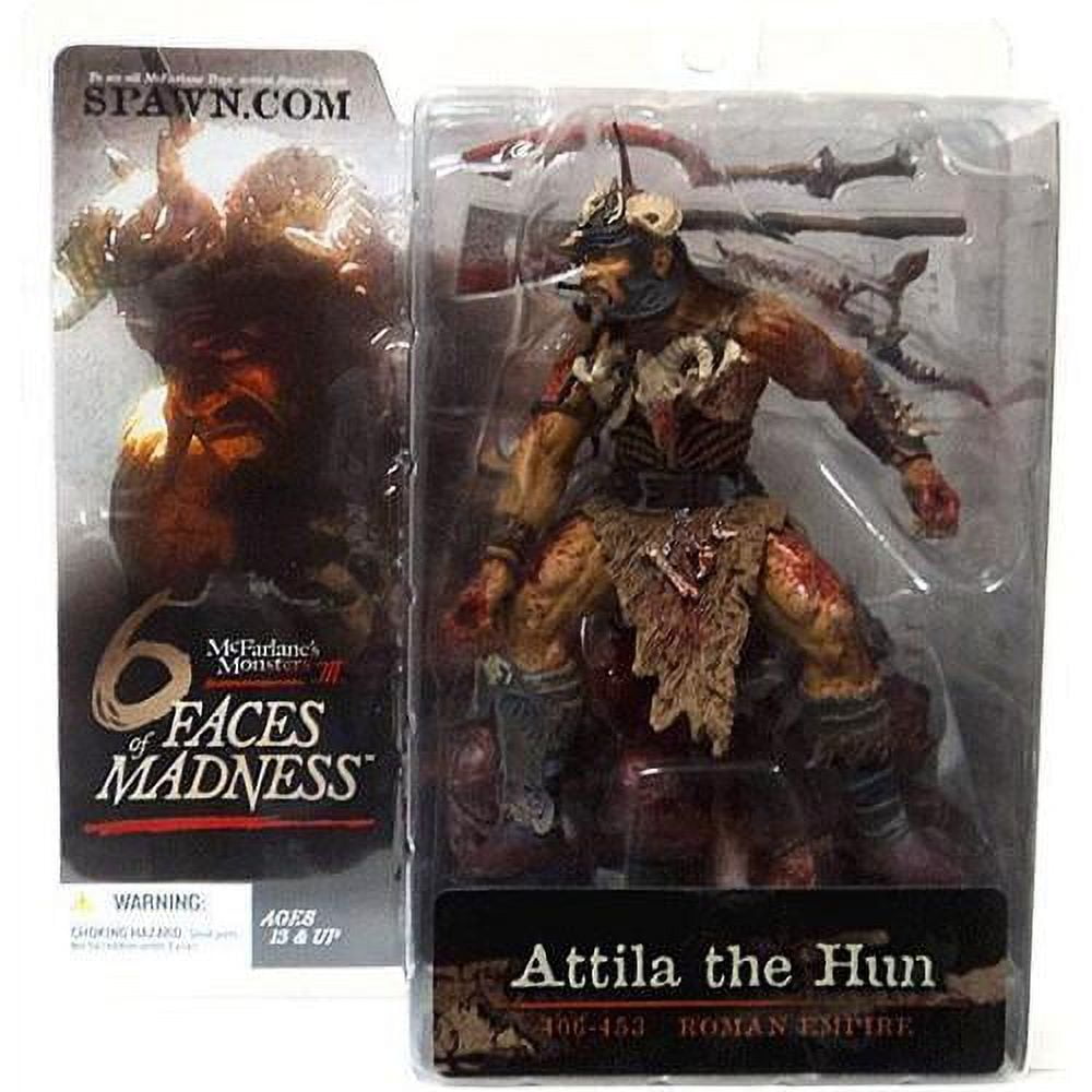 McFarlanes Monsters III 6 Faces of Madness Attila The Hun Figure