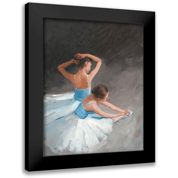 McGannon, Patrick 12x14 Black Modern Framed Museum Art Print Titled - Dancers at Ease