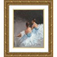 thumbnail image 1 of McGannon, Patrick 26x32 Gold Ornate Wood Framed with Double Matting Museum Art Print Titled - Dancers at Rest, 1 of 4