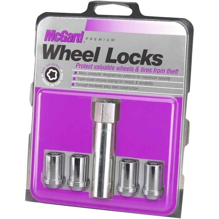 McGard 25257 Chrome Tuner Style Cone Seat Wheel Locks (M12 x 1.5