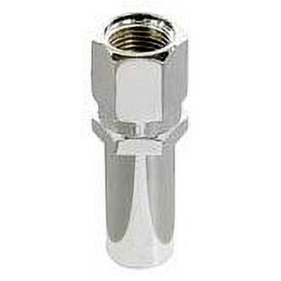 McGard 63000 Chrome Racing 1.365" Shank Style Lug Nut Set (1/2" - 20 Thread Size) - Set of 4