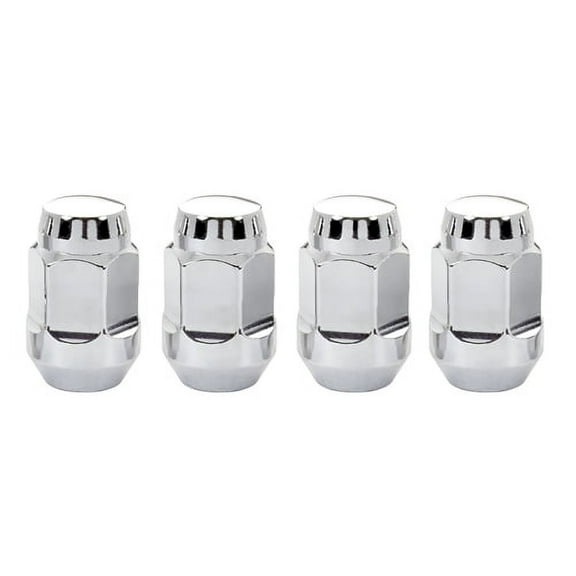 McGard 64010 Bulge Cone Seat Wheel Lug Nut Lock Set, 1/2-20 Thread, 1.45" Length, Set of 4