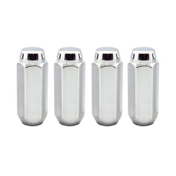 McGard Wheel Access-McGard 64020 Cone Seat Wheel Lug Nut Lock Set, M14 x 2.0 Thread, 2.25" Length, Set of 4