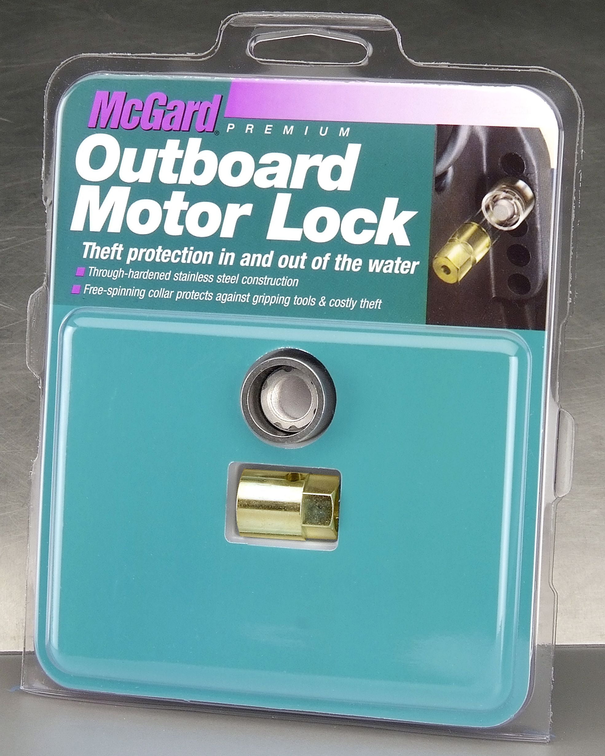 McGard 74037 Marine Single Outboard Motor Locks M12 x 1.25 Thread Size - Ya...
