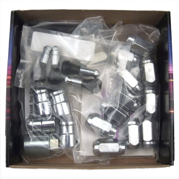 McGard 84530 Chrome Cone Seat Wheel Installation Kit (1/2" - 20 Thread Size) - For 5 Lug Wheels