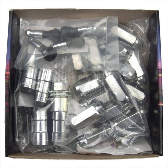 McGard 84605 Chrome Cone Seat Wheel Installation Kit (M14 x 2.0 Thread Size) - For 6 Lug Wheels