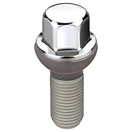 McGard Hex Lug Bolt (Radius Seat) M14X1.5 / 17mm Hex / 35.4mm Shank Length (Box of 50) - Chrome