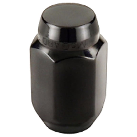 McGard Hex Lug Nut (Cone Seat) 1/2-20 / 13/16 Hex / 1.5in. Length (Box of 144) - Black - 69430