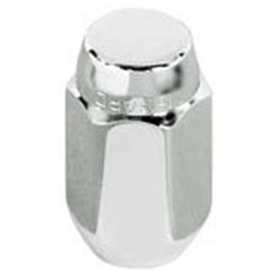 McGard Hex Lug Nut (Cone Seat) 9/16-18 / 7/8 Hex / 1.75in. Length (Box of 100) - Chrome - 69418