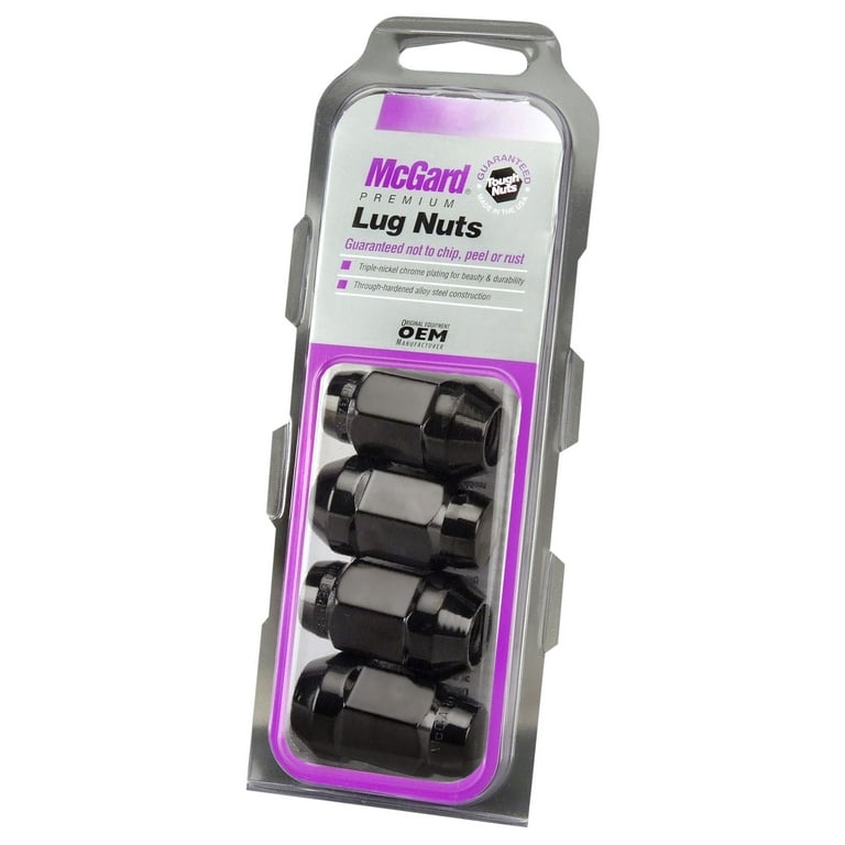 McGard Lug Nuts 12mm x 1.50 BULGE Conical Seat (4pk) McGard Lug Nuts 12mm x 1.50 BULGE Conical Seat (4pk)