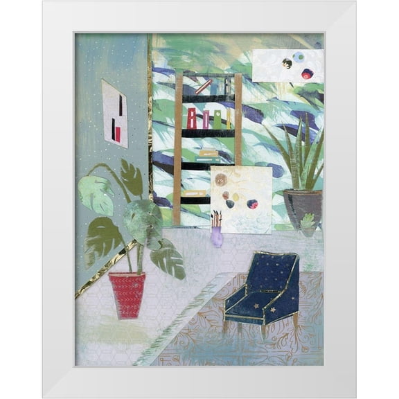 McGee, Jenny 12x14 White Modern Wood Framed Museum Art Print Titled - Artists Studio