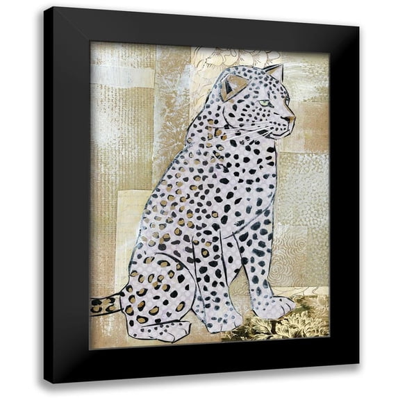 McGee, Jenny 19x24 Black Modern Framed Museum Art Print Titled - Leopard Beauty