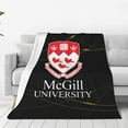 thumbnail image 1 of McGill University Blanket Large Luxury Fleece Soft Anti-Static Anti-Pilling Flannel Bed Blanket, 1 of 6