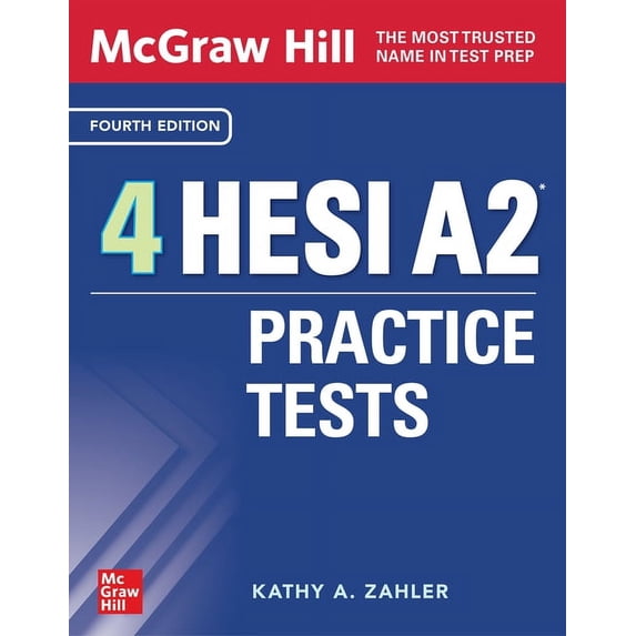 McGraw-Hill 4 Hesi A2 Practice Tests, Fourth Edition, (Paperback)
