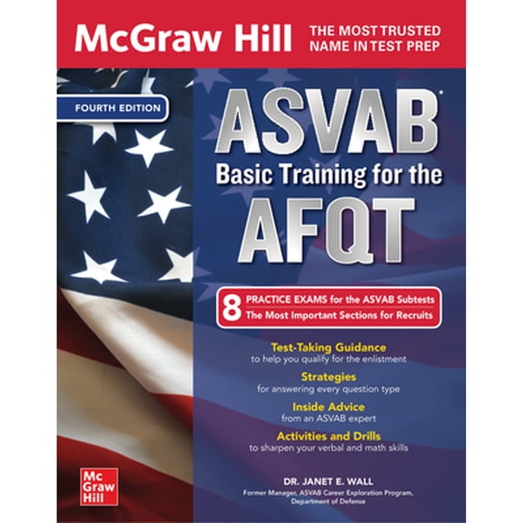 Pre-Owned McGraw Hill ASVAB Basic Training for the Afqt, Fourth Edition (Paperback) 1264274866 9781264274864