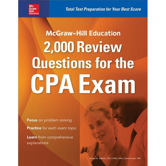 McGraw-Hill Education 2,000 Review Questions for the CPA Exam, (Paperback)