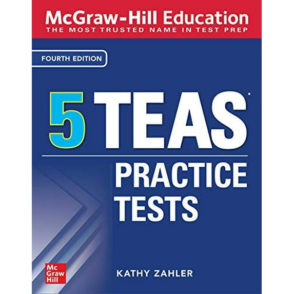 Pre-Owned McGraw-Hill Education 5 Teas Practice Tests, Fourth Edition (Paperback) 1260462951 9781260462951
