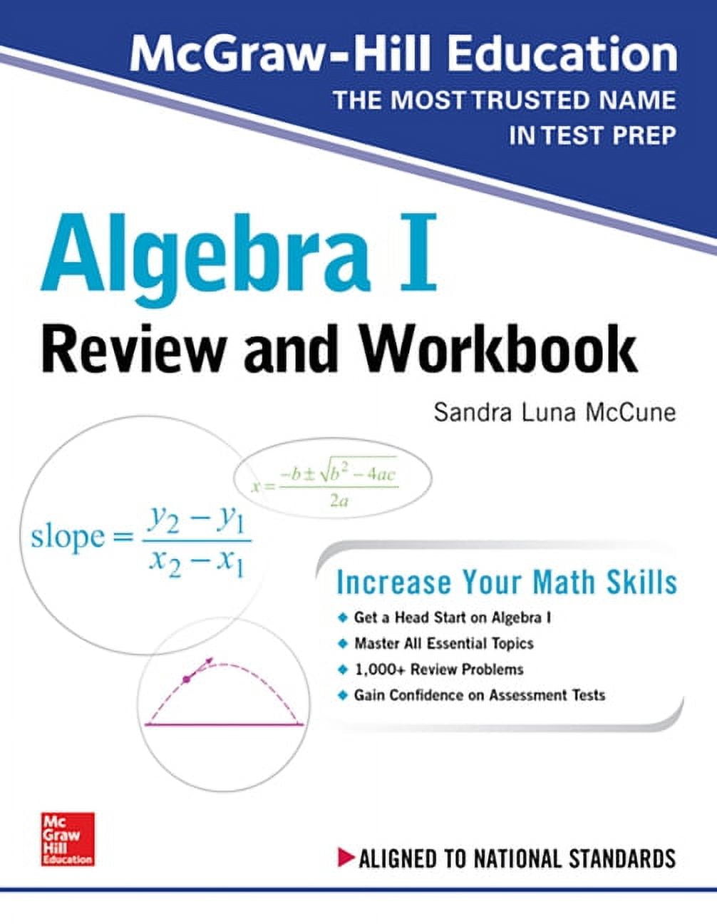 SANDRA LUNA MCCUNE McGraw-Hill Education Algebra I Review and Workbook, (Paperback)